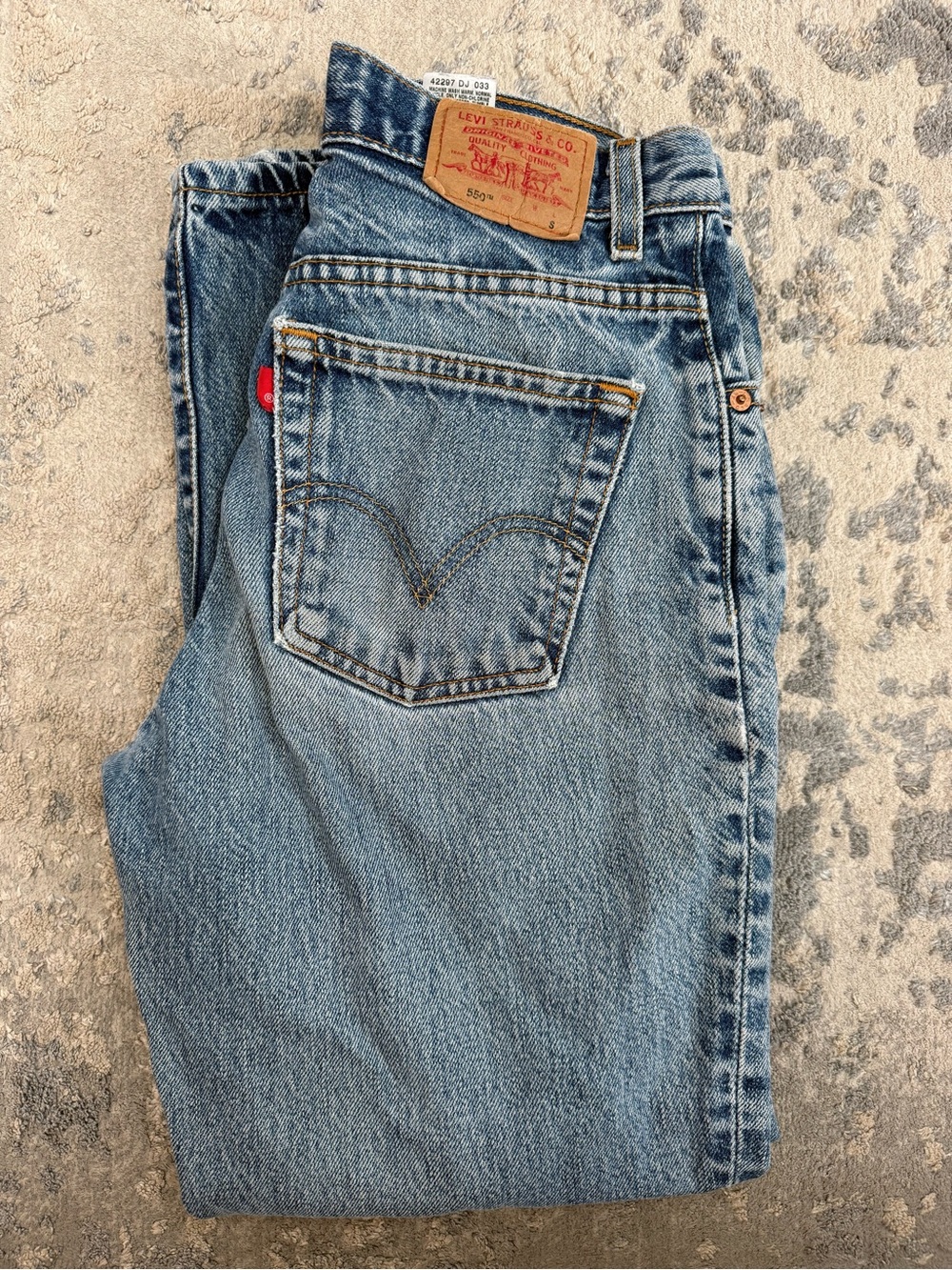 Vintage Levi’s 550 Women’s Jeans Size 8 MIS S Relaxed Tapered Blue Y2K